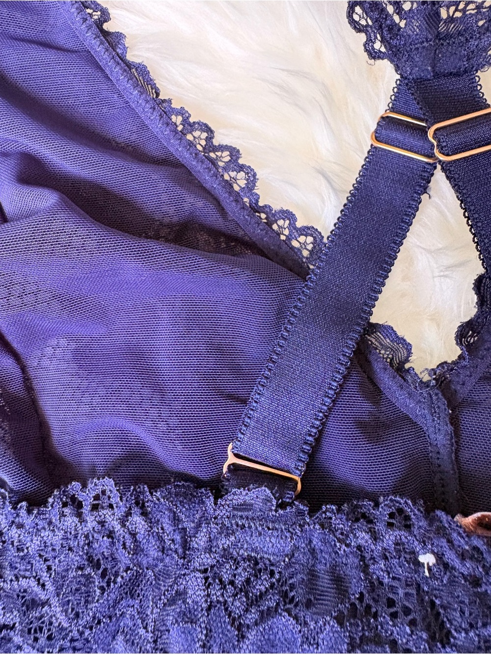 Lace Racerback Bralette - Picture 4 of 6